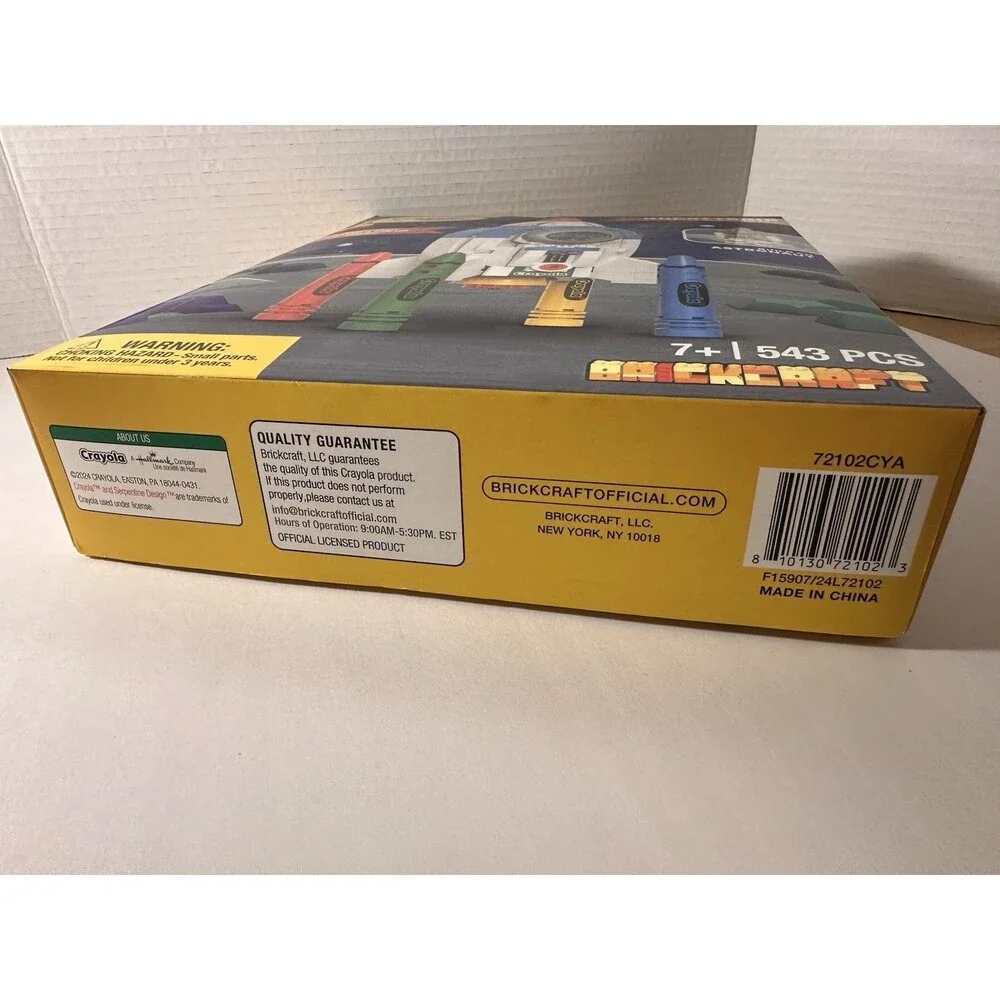 Crayola Rocketship Brick Building Set ( Brickcraft )